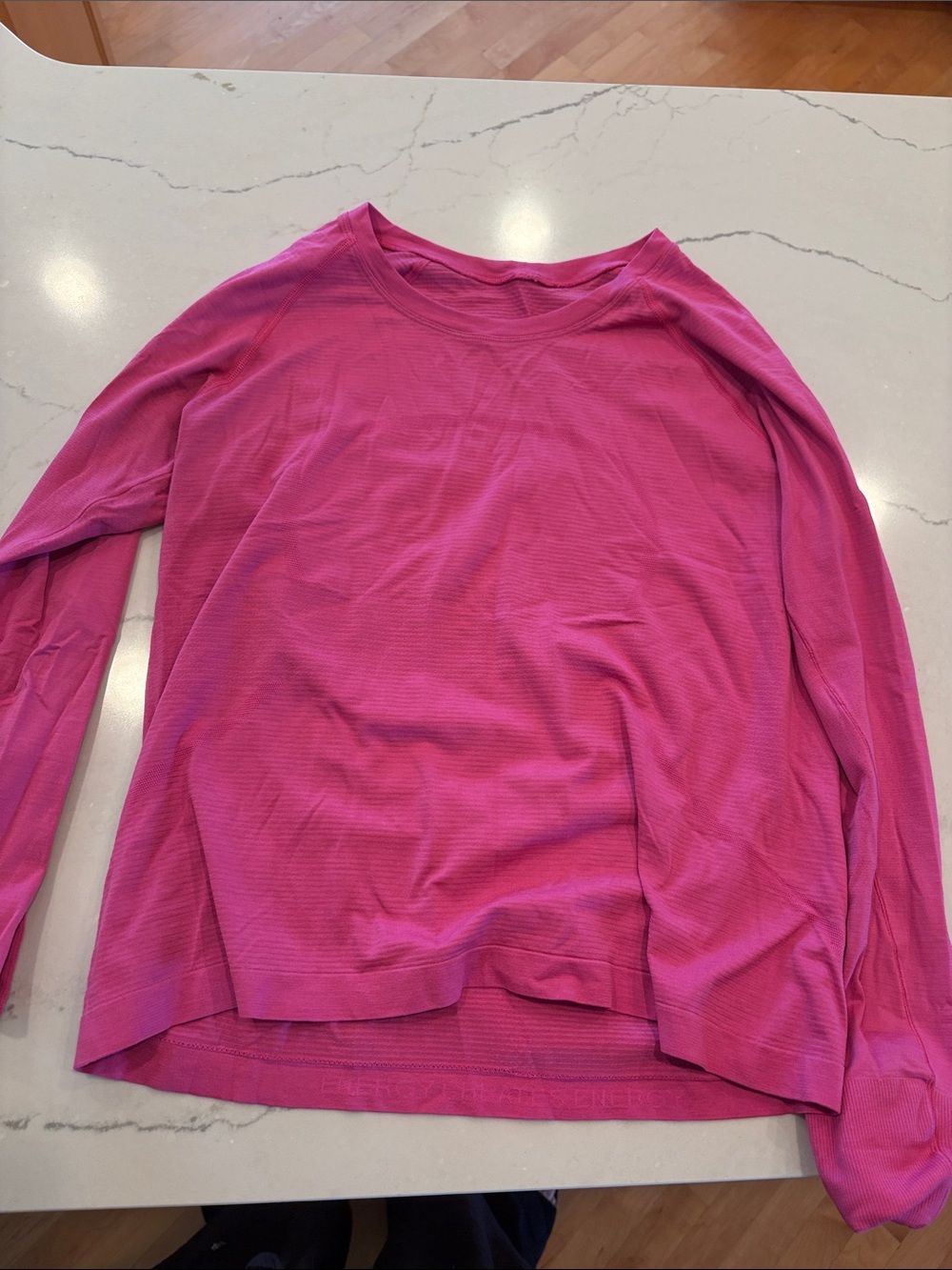 lululemon athletica Long Sleeve Crew Top - Bright Pink